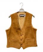 Schottショット）の古着「スウェードベスト」｜ブラウン