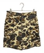 stussyステューシー）の古着「ハーフパンツ」｜オリーブ