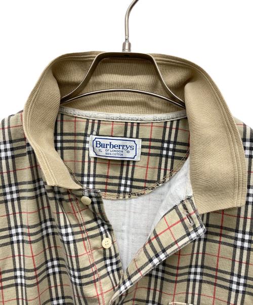 BURBERRY（バーバリー）BURBERRY (バーバリー) ノバチェックポロシャツ ベージュ サイズ:XLの古着・服飾アイテム