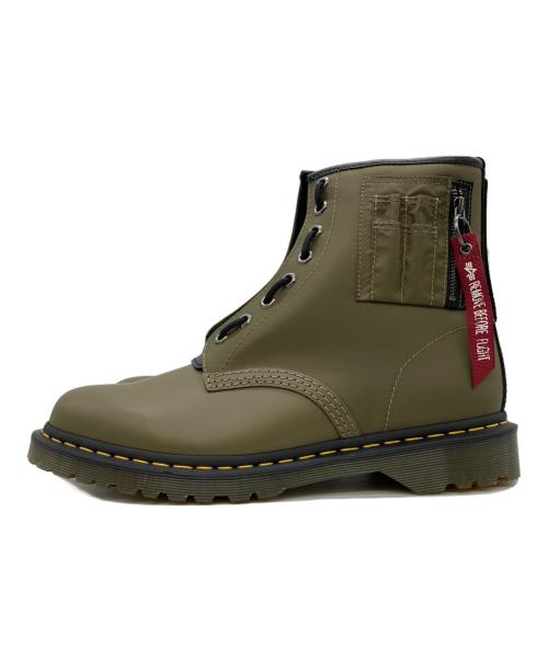 Dr.Martens（ドクターマーチン）Dr.Martens (ドクターマーチン) ALPHA (アルファ) 1460 BEN オリーブ サイズ:EU45の古着・服飾アイテム