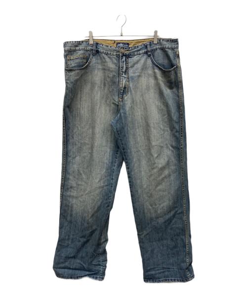 pellepelle（ペレペレ）pellepelle (ペレペレ) オーバーサイズデニムパンツ インディゴ サイズ:W44×L34の古着・服飾アイテム