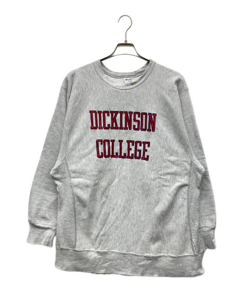 Champion REVERSE WEAVE（チャンピオン リバース ウィーブ）Champion REVERSE WEAVE (チャンピオン リバース ウィーブ) カレッジロゴスウェット グレー サイズ:XX-LARGEの古着・服飾アイテム
