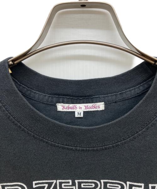 Rebuild by Needles（リビルドバイニードルス）Rebuild by Needles (リビルドバイニードルス) リビルドTシャツ ブラック サイズ:Mの古着・服飾アイテム