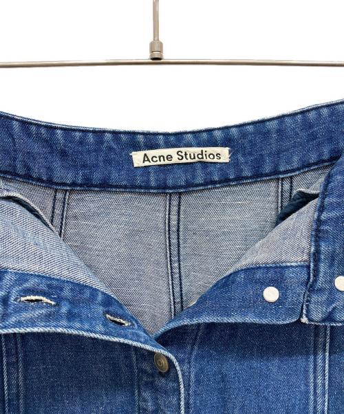Acne studios（アクネ ストゥディオス）Acne studios (アクネ ストゥディオス) フロントボタンマキシデニムスカート インディゴ サイズ:36 170/68Aの古着・服飾アイテム