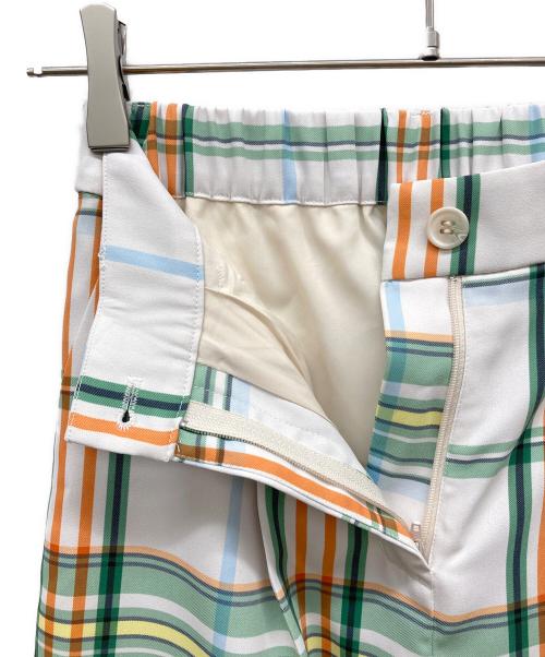 Ameri（アメリ）Ameri (アメリ) MADRAS CHECK STRAIGHT PANTS マルチカラー サイズ:Sの古着・服飾アイテム