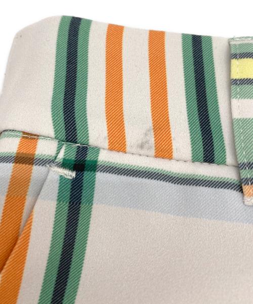 Ameri（アメリ）Ameri (アメリ) MADRAS CHECK STRAIGHT PANTS マルチカラー サイズ:Sの古着・服飾アイテム