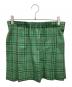 MIU MIU (ミュウミュウ) ウールチェックミニスカート グリーン サイズ:36：9000円