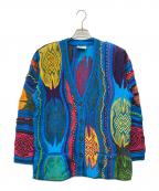 Coogiクージー）の古着「コットン3Dカーディガン」｜マルチカラー