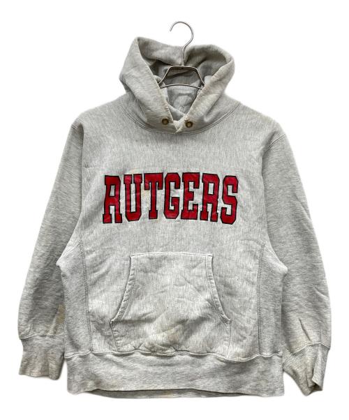 Champion REVERSE WEAVE（チャンピオン リバース ウィーブ）Champion REVERSE WEAVE (チャンピオン リバース ウィーブ) リバースウィーブスウェットパーカー グレー サイズ:MEDIUMの古着・服飾アイテム