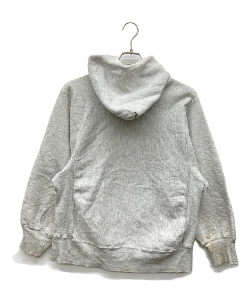 Champion REVERSE WEAVE（チャンピオン リバース ウィーブ）Champion REVERSE WEAVE (チャンピオン リバース ウィーブ) リバースウィーブスウェットパーカー グレー サイズ:MEDIUMの古着・服飾アイテム