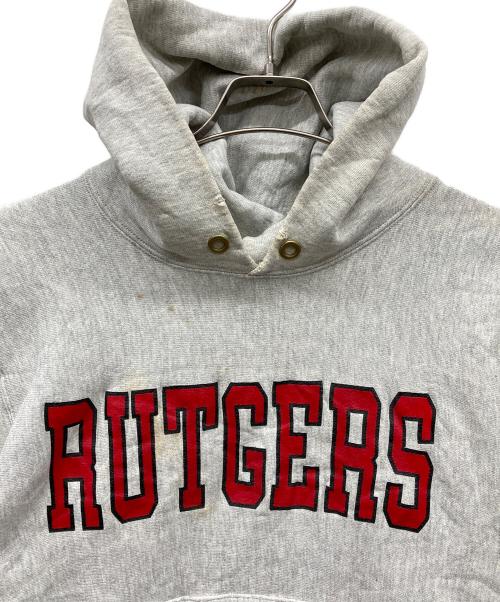 Champion REVERSE WEAVE（チャンピオン リバース ウィーブ）Champion REVERSE WEAVE (チャンピオン リバース ウィーブ) リバースウィーブスウェットパーカー グレー サイズ:MEDIUMの古着・服飾アイテム