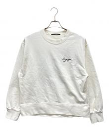 AP STUDIO（エーピーストゥディオ）の古着「エンブロイダリースウェット」｜ホワイト