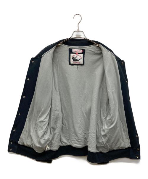 MITCHELL & NESS（ミッチェルアンドネス）MITCHELL & NESS (ミッチェルアンドネス) スタジャン ネイビー サイズ:2XLの古着・服飾アイテム