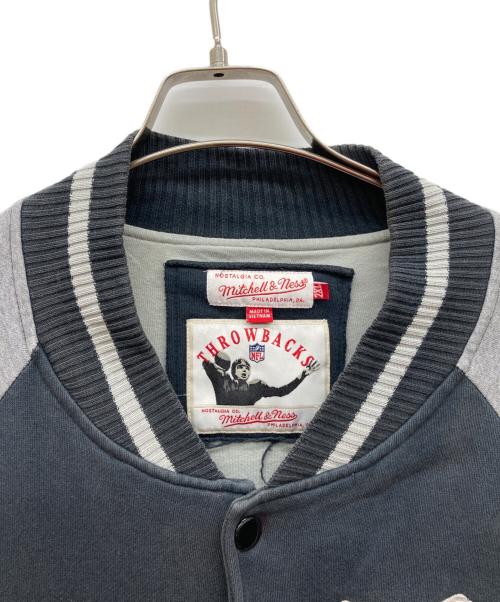 MITCHELL & NESS（ミッチェルアンドネス）MITCHELL & NESS (ミッチェルアンドネス) スタジャン ネイビー サイズ:2XLの古着・服飾アイテム