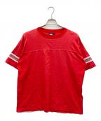 stussyステューシー）の古着「半袖Tシャツ」｜レッド