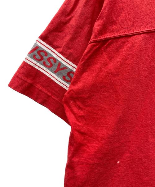 stussy（ステューシー）stussy (ステューシー) 半袖Tシャツ レッド サイズ:Lの古着・服飾アイテム