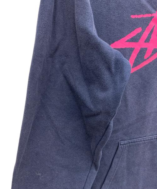 stussy（ステューシー）stussy (ステューシー) プルオーバーパーカー ネイビー サイズ:Lの古着・服飾アイテム