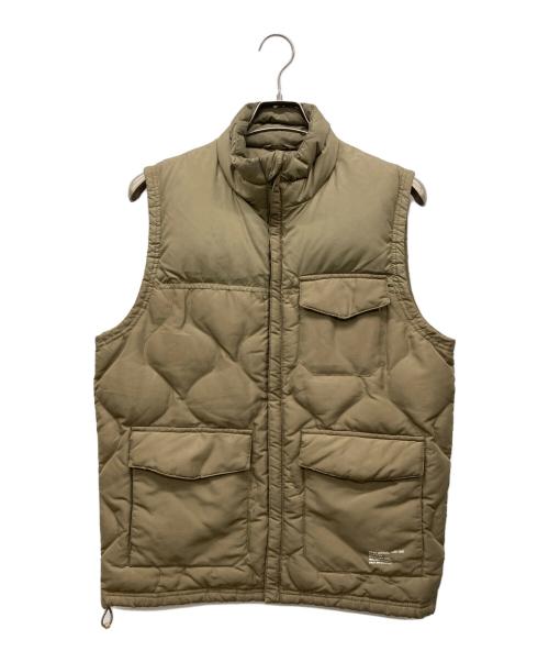 stussy（ステューシー）stussy (ステューシー) ダウンベスト ベージュ サイズ:Mの古着・服飾アイテム