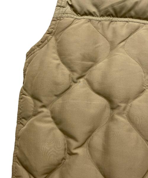 stussy（ステューシー）stussy (ステューシー) ダウンベスト ベージュ サイズ:Mの古着・服飾アイテム