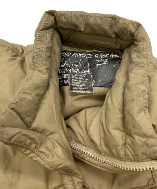 stussy（ステューシー）stussy (ステューシー) ダウンベスト ベージュ サイズ:Mの古着・服飾アイテム