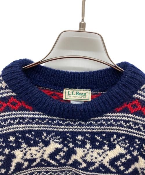 L.L.Bean（エルエルビーン）L.L.Bean (エルエルビーン) ノルディックセーター ネイビー サイズ:不明の古着・服飾アイテム