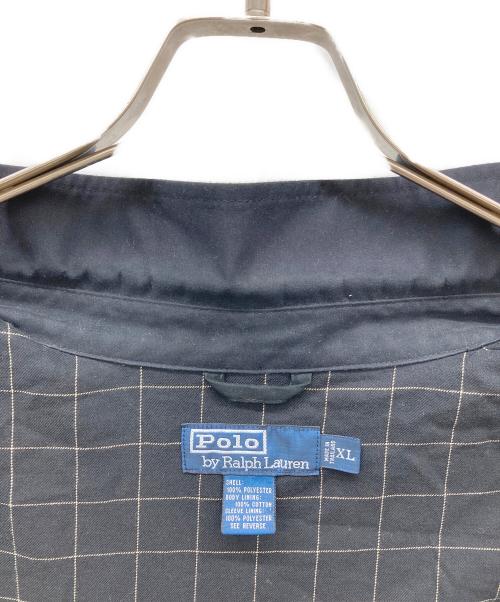 POLO RALPH LAUREN（ポロ・ラルフローレン）POLO RALPH LAUREN (ポロ・ラルフローレン) スイングトップ ブラック サイズ:XLの古着・服飾アイテム