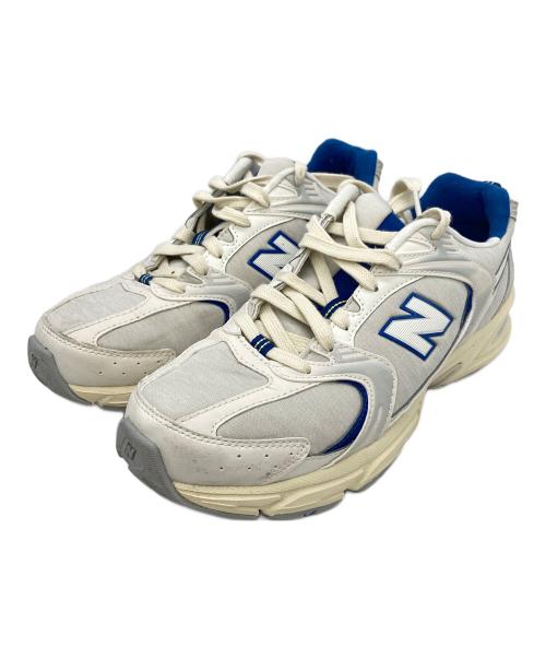 NEW BALANCE（ニューバランス）NEW BALANCE (ニューバランス) スニーカー ベージュ×ネイビー サイズ:9 USの古着・服飾アイテム