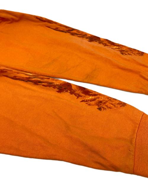 HARLEY-DAVIDSON（ハーレーダビッドソン）HARLEY-DAVIDSON (ハーレーダビッドソン) ロングスリーブカットソー オレンジ サイズ:2Xの古着・服飾アイテム