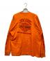 HARLEY-DAVIDSON (ハーレーダビッドソン) ロングスリーブカットソー オレンジ サイズ:2X：7000円