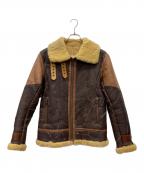 MEN'S BIGIメンズビギ）の古着「B3フライトジャケット」｜ブラウン