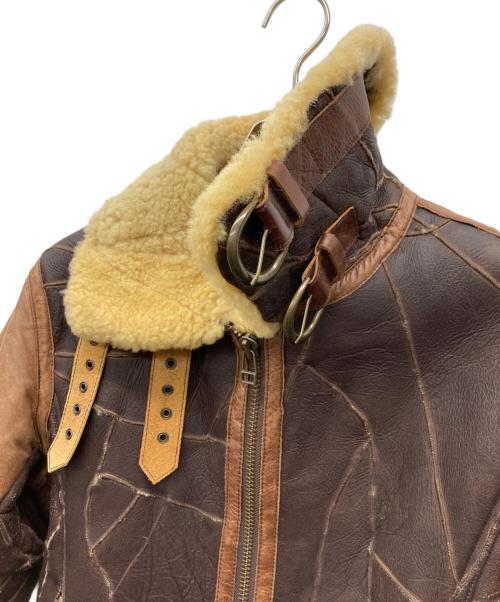 MEN'S BIGI（メンズビギ）MEN'S BIGI (メンズビギ) B3フライトジャケット ブラウン サイズ:03の古着・服飾アイテム