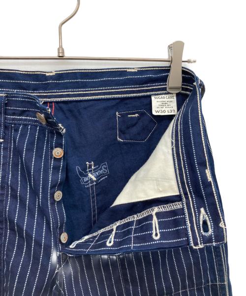 SUGAR CANE（シュガーケーン）SUGAR CANE (シュガーケーン) 9ozウォバッシュストライプ エンジニアパンツ ネイビー サイズ:W30 L32の古着・服飾アイテム