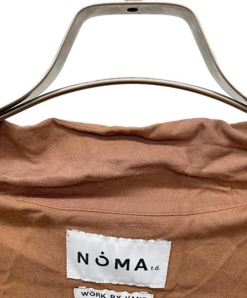 NOMA t.d.（ノーマティーディー）NOMA t.d. (ノーマティーディー) 刺繍レーヨンオープンカラーシャツ ブラウン サイズ:5の古着・服飾アイテム