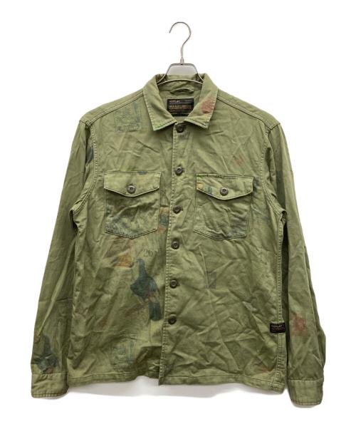 REPLAY（リプレイ）REPLAY (リプレイ) コットンツイルアーミージャケット オリーブ サイズ:XLの古着・服飾アイテム