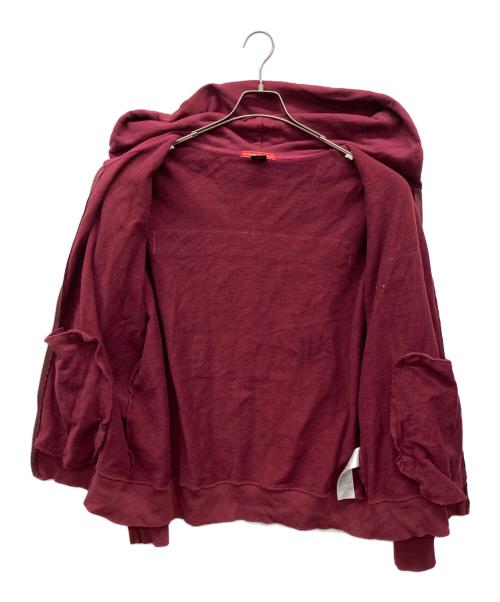 AVIREX（アヴィレックス）AVIREX (アヴィレックス) ジップパーカー ボルドー サイズ:XLの古着・服飾アイテム