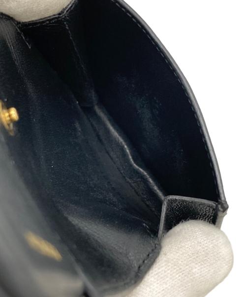 BALENCIAGA（バレンシアガ）BALENCIAGA (バレンシアガ) Crush ミニウォレット キルテッド ブラックの古着・服飾アイテム