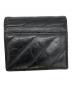 BALENCIAGA (バレンシアガ) Crush ミニウォレット キルテッド ブラック：40000円