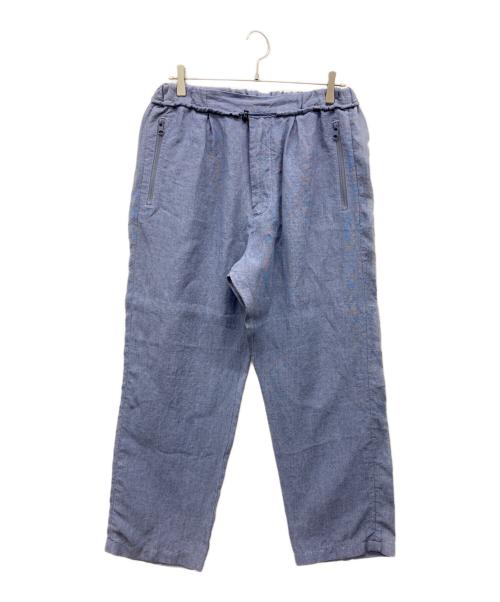 SILAS（サイラス）SILAS (サイラス) リネンイージーパンツ ネイビー サイズ:Lの古着・服飾アイテム