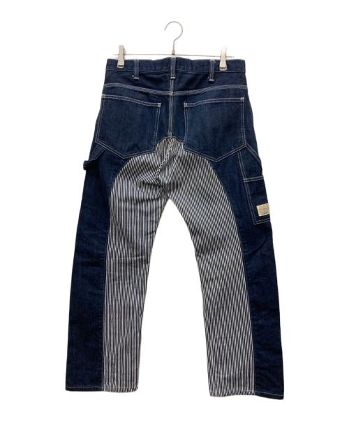 KOJIMA GENES（コジマジーンズ）KOJIMA GENES (コジマジーンズ) モンキーコンボデニムパンツ インディゴ サイズ:32の古着・服飾アイテム