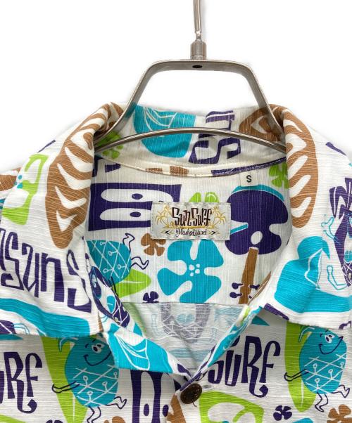 Sun Surf（サンサーフ）Sun Surf (サンサーフ) COTTON SHANTUNG OPEN SHIRT マルチカラー サイズ:Sの古着・服飾アイテム