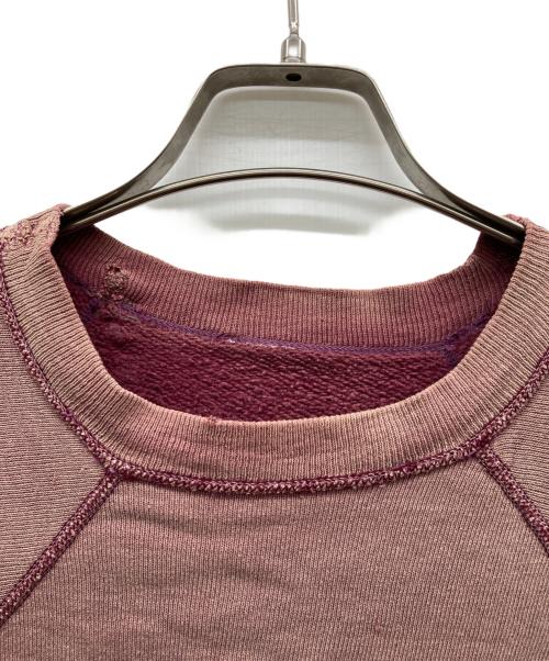 VINTAGE（ヴィンテージ）VINTAGE (ヴィンテージ) 60’s　半袖スウェット ボルドー サイズ:なしの古着・服飾アイテム