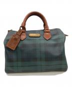 POLO RALPH LAURENポロ・ラルフローレン）の古着「ミニボストンバッグ」｜グリーン