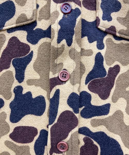 WOOLRICH（ウールリッチ）WOOLRICH (ウールリッチ) カモ柄ウールジャケット ベージュ サイズ:Mの古着・服飾アイテム