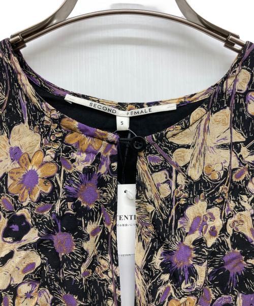 SECOND FEMALE（セカンドフィメール）SECOND FEMALE (セカンドフィメール) ワンピース パープル サイズ:Sの古着・服飾アイテム