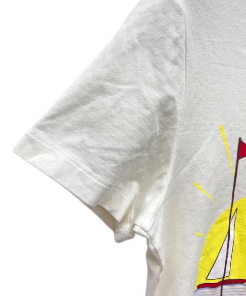 CELINE（セリーヌ）CELINE (セリーヌ) ゴルフガールプリントTシャツ ホワイト サイズ:Mの古着・服飾アイテム