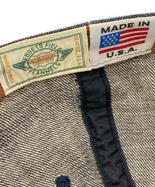 EBBETS FIELD FLANNELS（エベッツフィールドフランネルズ）EBBETS FIELD FLANNELS (エベッツフィールドフランネルズ) キャップ インディゴの古着・服飾アイテム