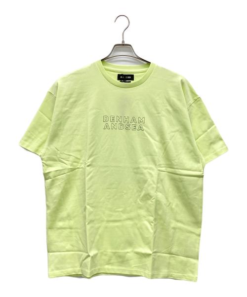 Denham（デンハム）Denham (デンハム) WIND AND SEA (ウィンダンシー) Tシャツ 黄緑 サイズ:XLの古着・服飾アイテム
