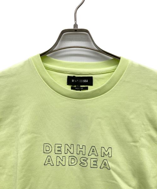 Denham（デンハム）Denham (デンハム) WIND AND SEA (ウィンダンシー) Tシャツ 黄緑 サイズ:XLの古着・服飾アイテム