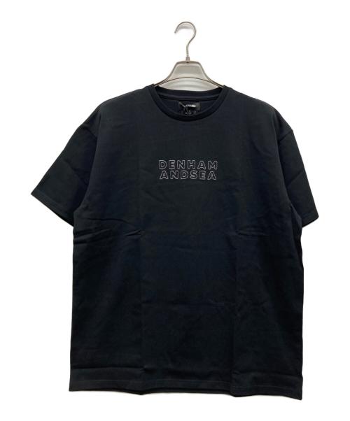 Denham（デンハム）Denham (デンハム) WIND AND SEA (ウィンダンシー) Tシャツ ブラック サイズ:XLの古着・服飾アイテム