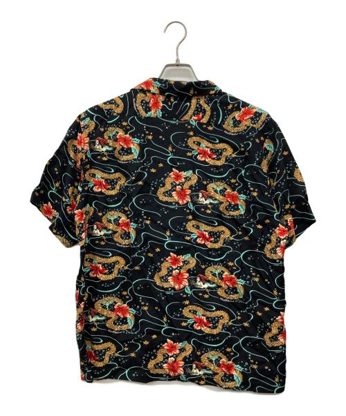 Dry Bones（ドライボーンズ）Dry bones (ドライボーンズ) アロハシャツ ブラック サイズ:40の古着・服飾アイテム